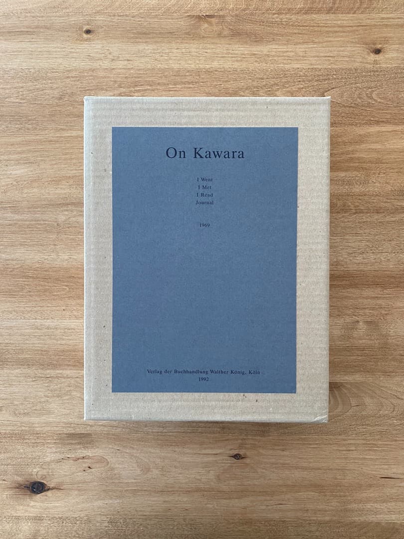 \"I Went, I Met, I Read, …1969\" On Kawara I WENT, I MET, I READ, JOURNAL: 1969. by On Kawara – twelvebooks