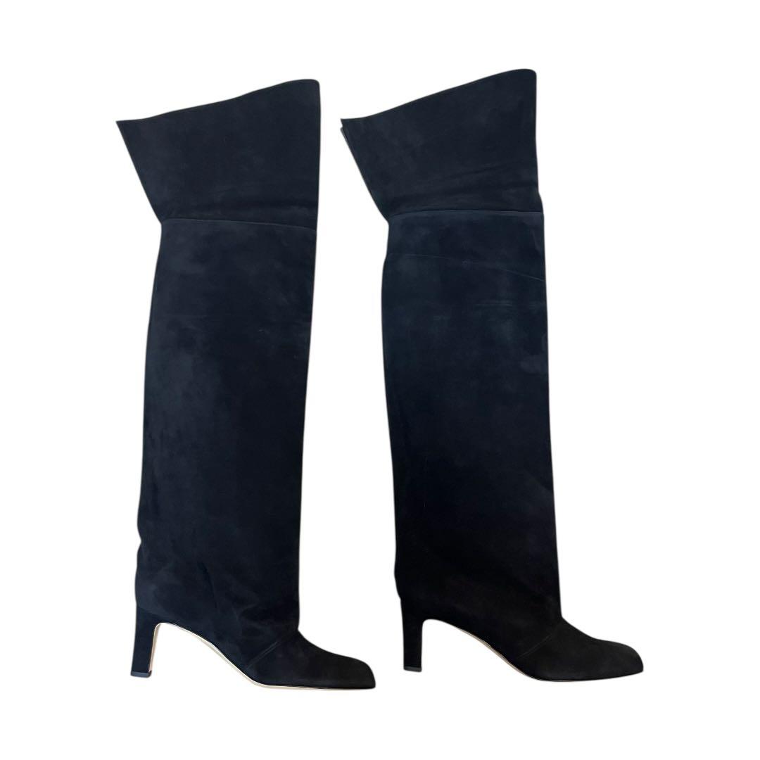 極美品】NEBULONI E ニーハイ ロングブーツ ブラック 2way