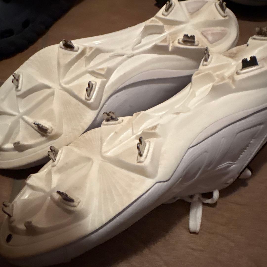 Mizuno ホワイト　スパイク 27.0cm 野球　ミズノ オン9