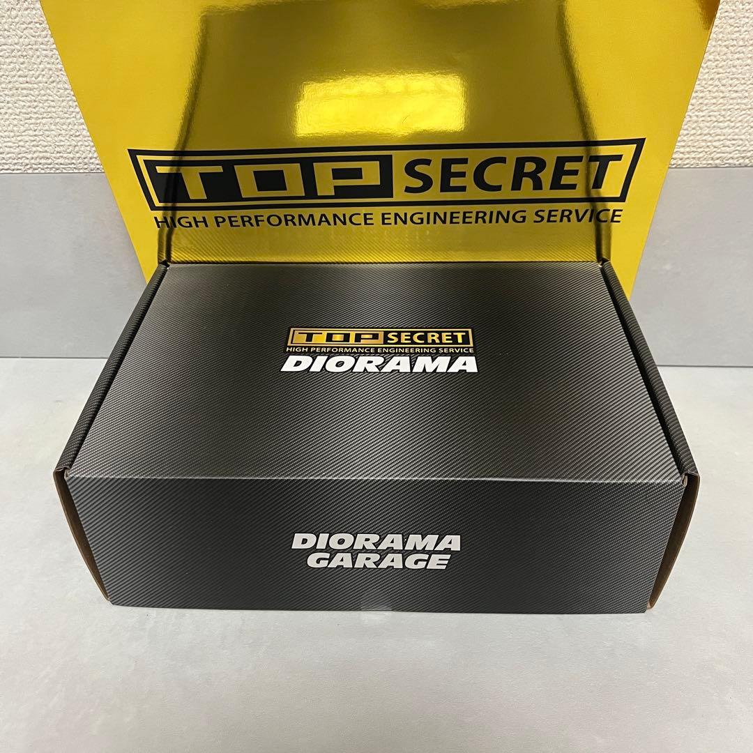 オートサロン限定 TOP SECRET 999台限定ミニカー&ジオラマガレージ