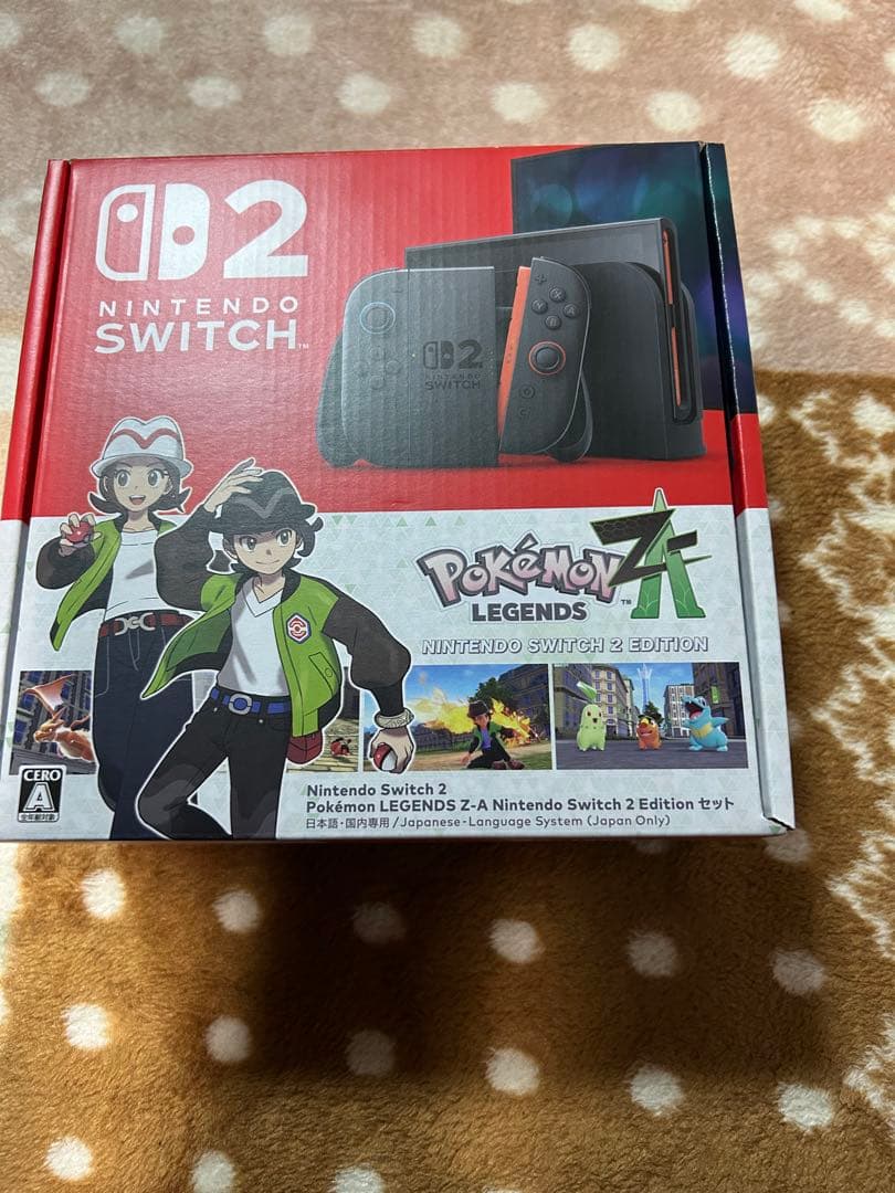 ニンテンドーSwitch2 ポケモンza同梱版 訳あり Nintendo Switch 2本体＆『ポケモンレジェンズZ-A』同梱セット、ふる