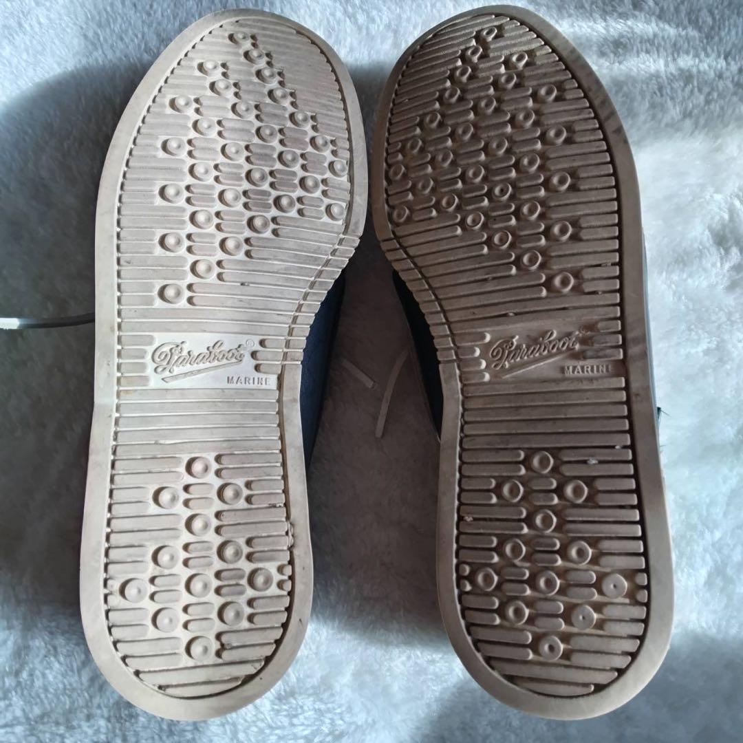 良品 パラブーツ デッキシューズ BARTH ネイビー 27.5cm