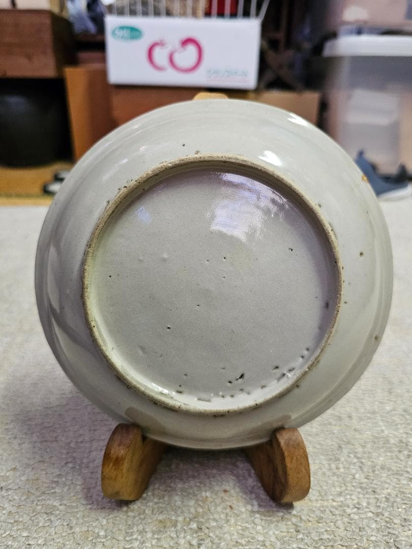 中国 明時代 白磁皿 振りものあります