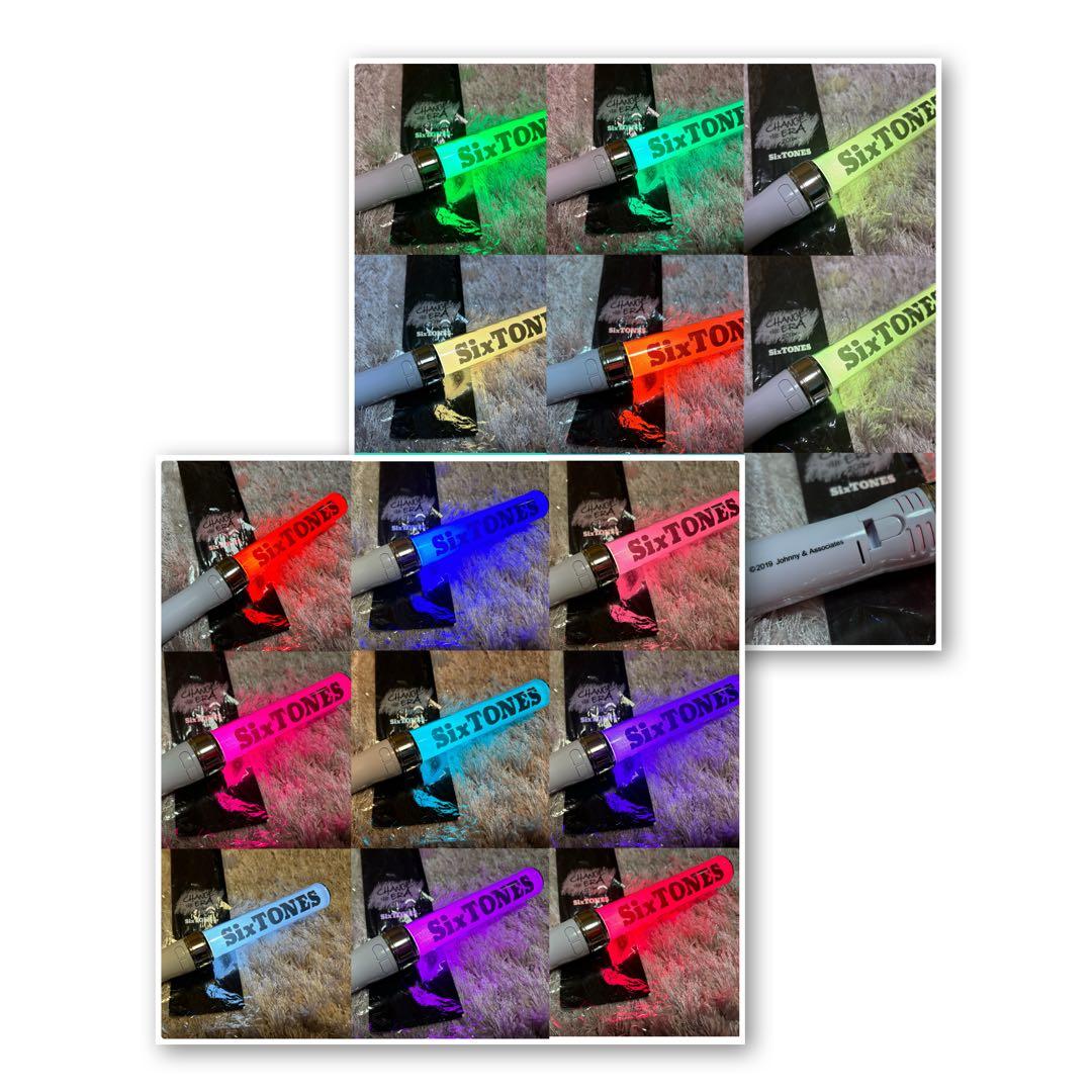 SixTONES ペンライト チェンエラ14色銀 - メルカリ