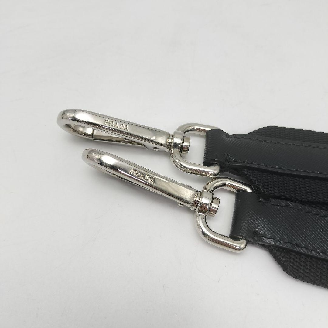 未使用品✨プラダ ショルダーストラップ ナイロン レザー ブラック 黒