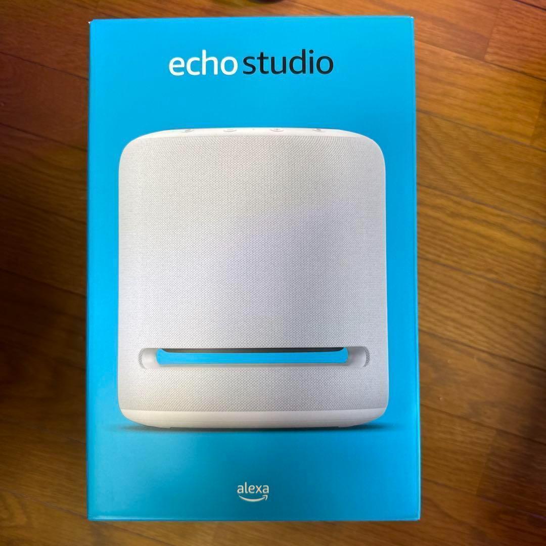 新品未開封　Amazon Echo Studio ホワイト Amazon Echo Studio | Alexa Speaker | Glacier White | Amazon