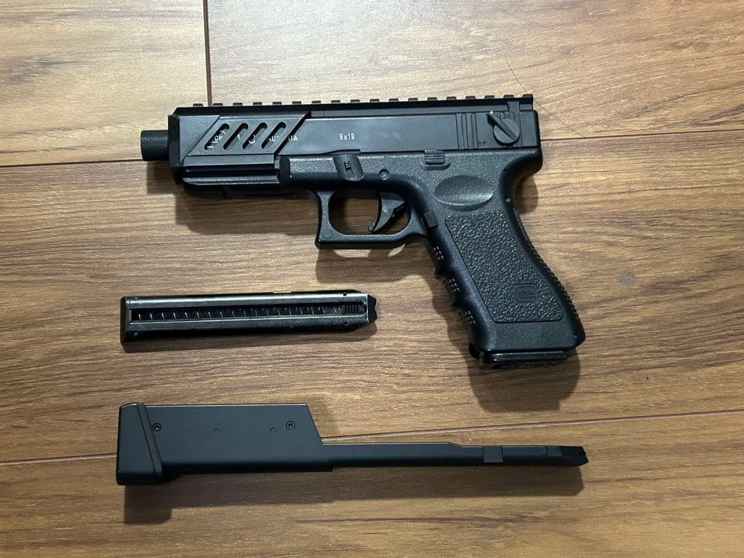 東京マルイ G18C 外装カスタム（動作確認済み） 02 電動G18C 簡単外装カスタム！ G18C用カスタムスライド[レーヴァテイン