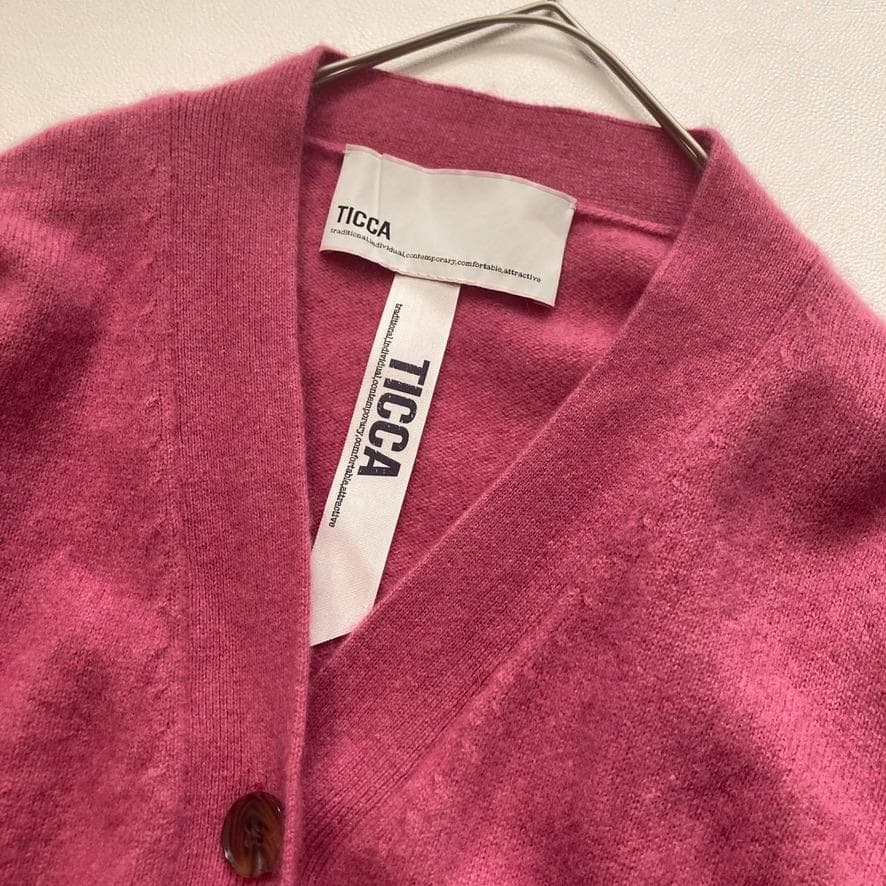 ままぁ様専用】TICCA 22AW ヤクショートカーディガン 前後2WAY - メルカリ