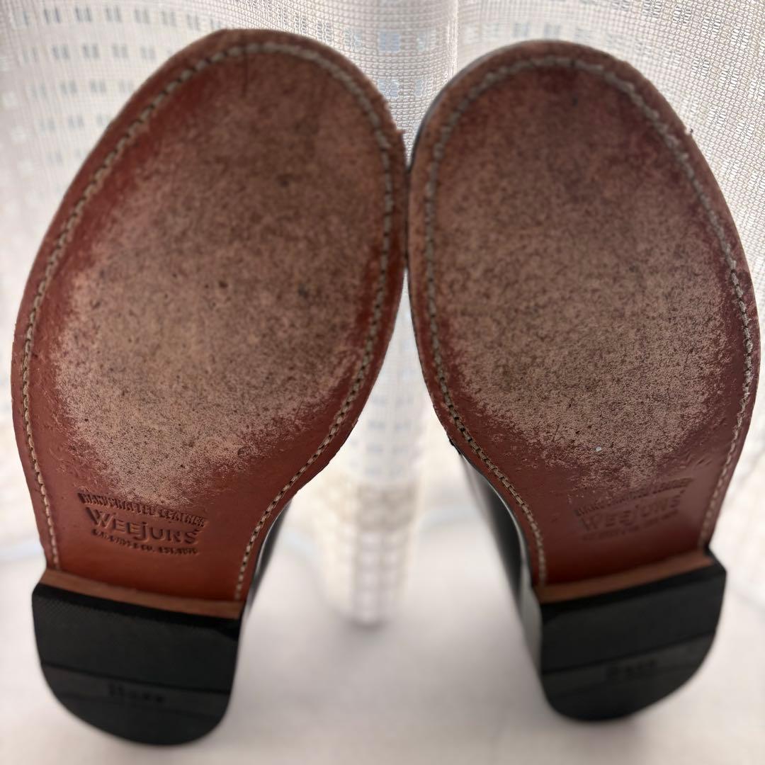 G.H.BASS WEEJUNS　24.5 ローファー ブラック