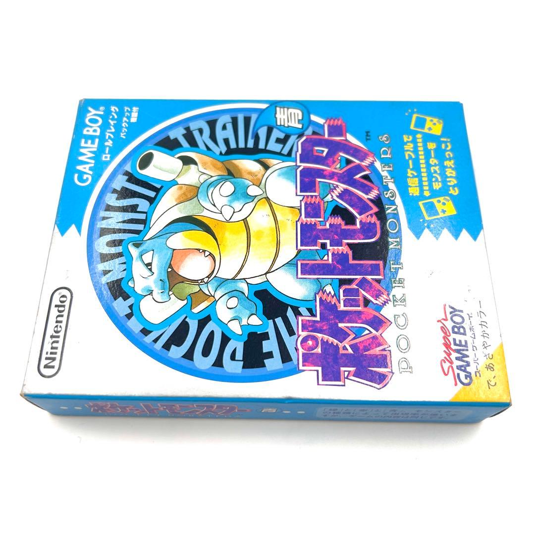 美品 ゲームボーイ ブルー 青 ポケモン ポケットモンスター カメックス