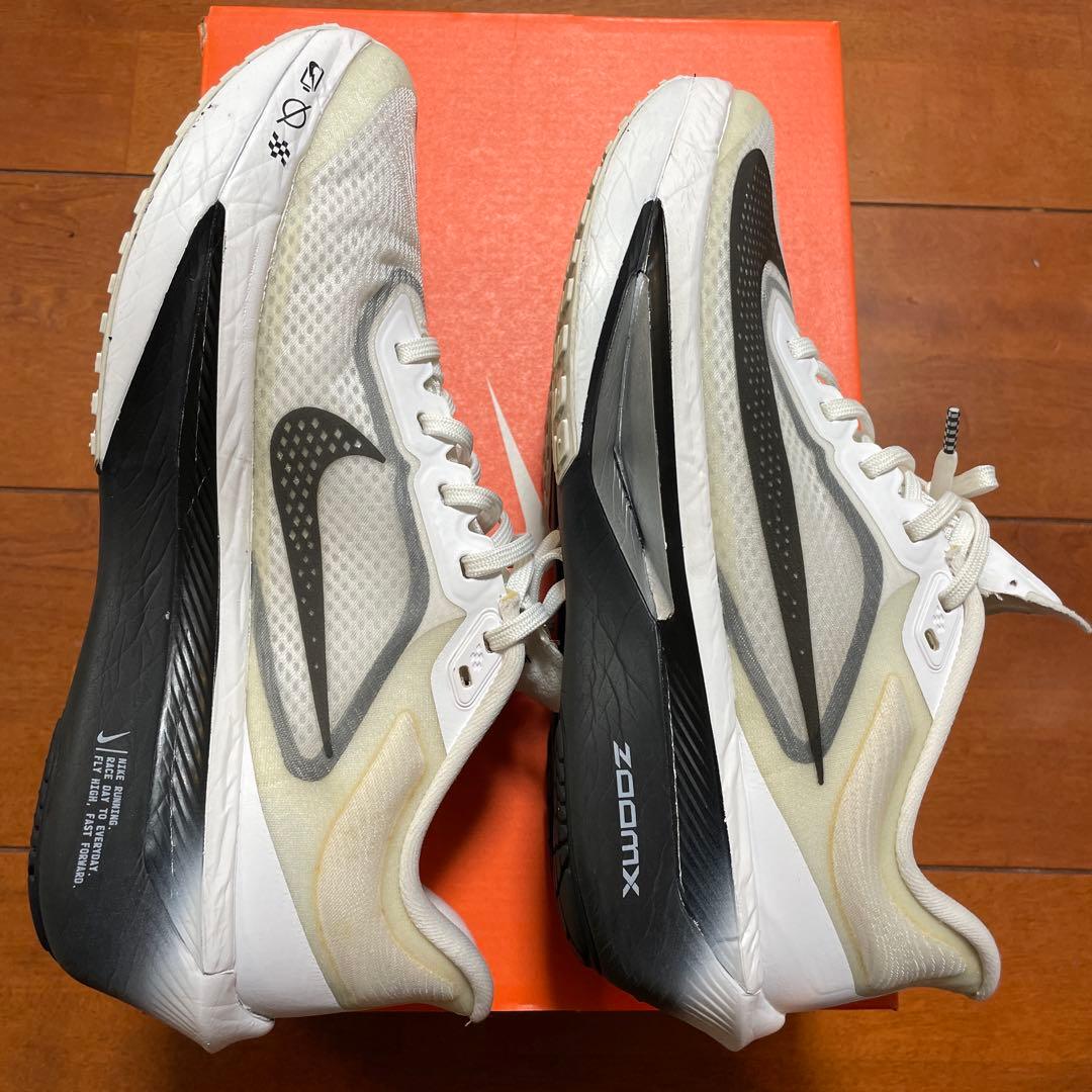 NIKE Zoom Fly 6 ホワイト/ブラック 26.0cm