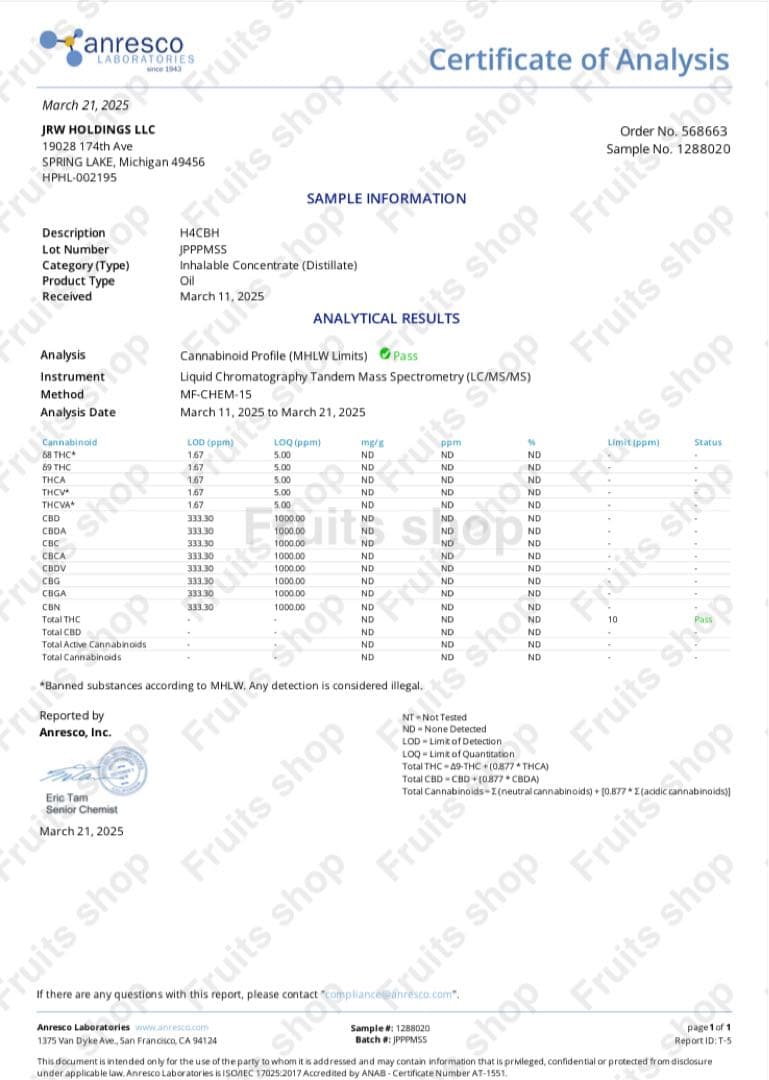 CRDP 0.5ml×2本 【上級者向け】 CBN/CBG/CBD