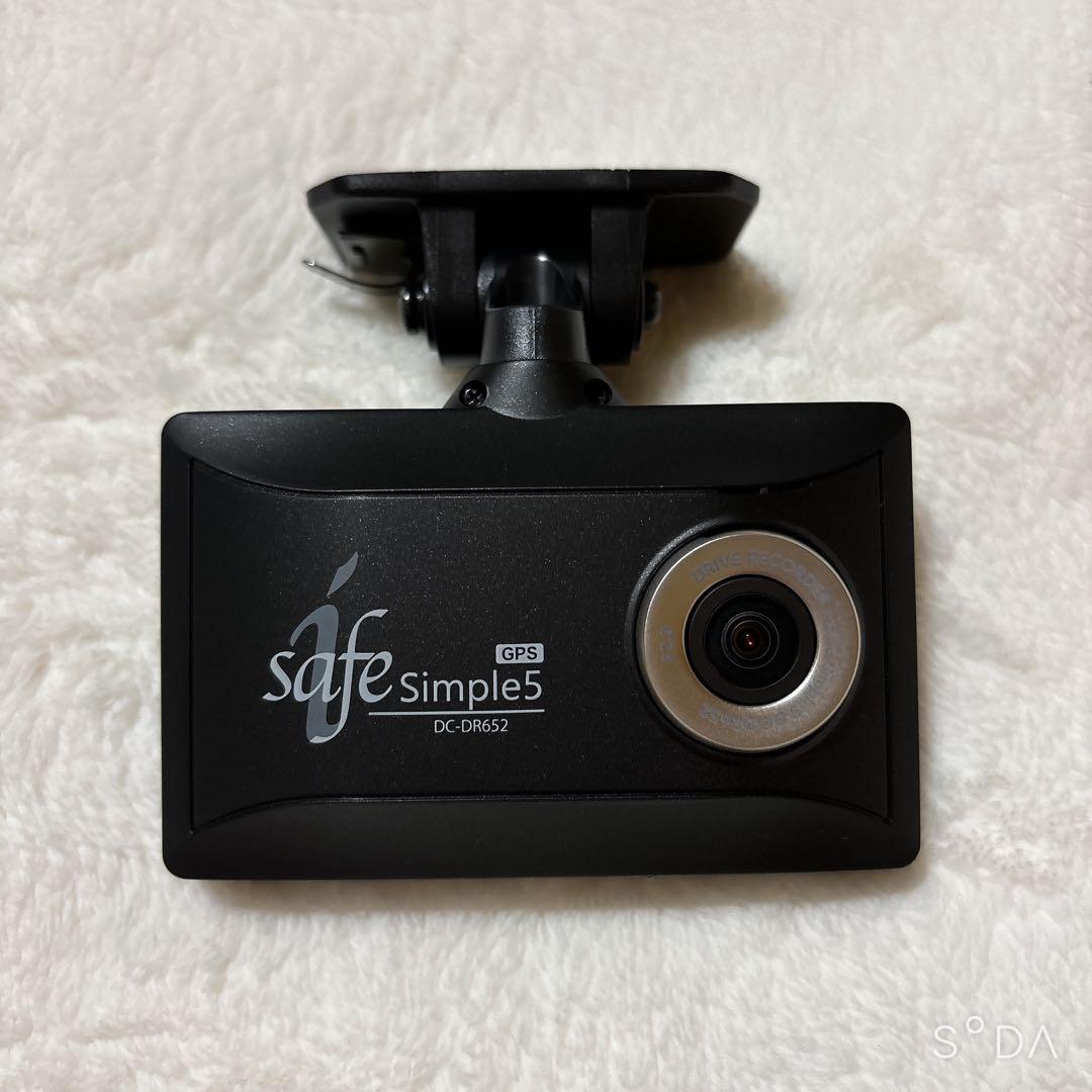 ジャンク品】 コムテック ドライブレコーダー DC-DR652 SDカード付