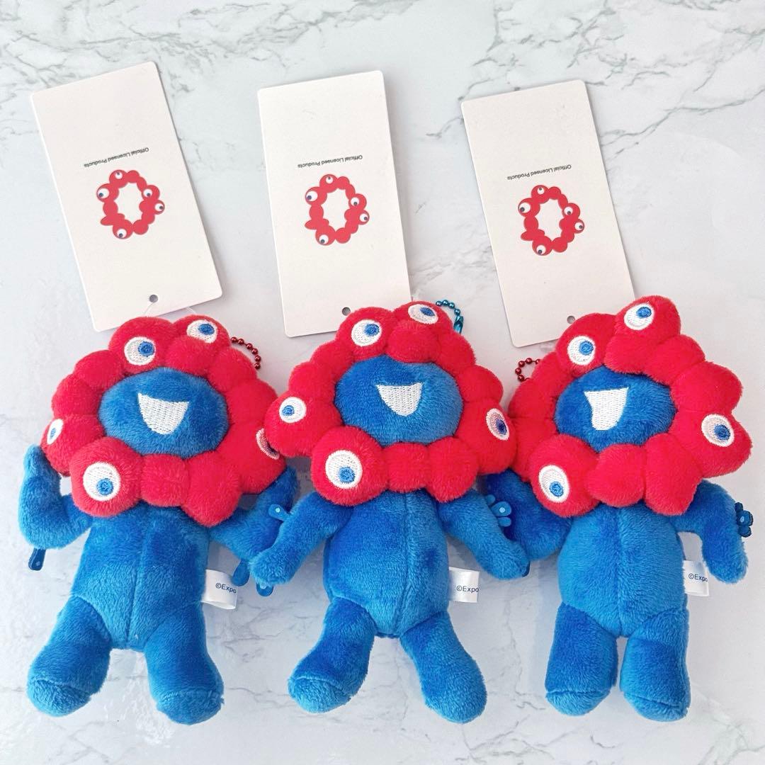 ミャクミャク ボールチェーンマスコット A B C 3点セット 終売品 レア