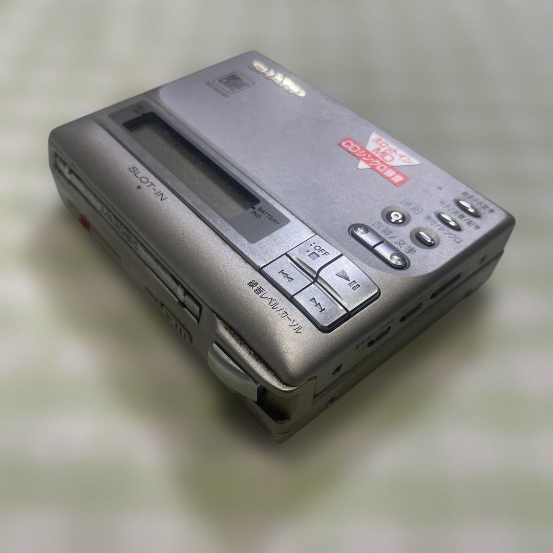 SHARP MDポータブルレコーダー 3台セット ジャンク - メルカリ