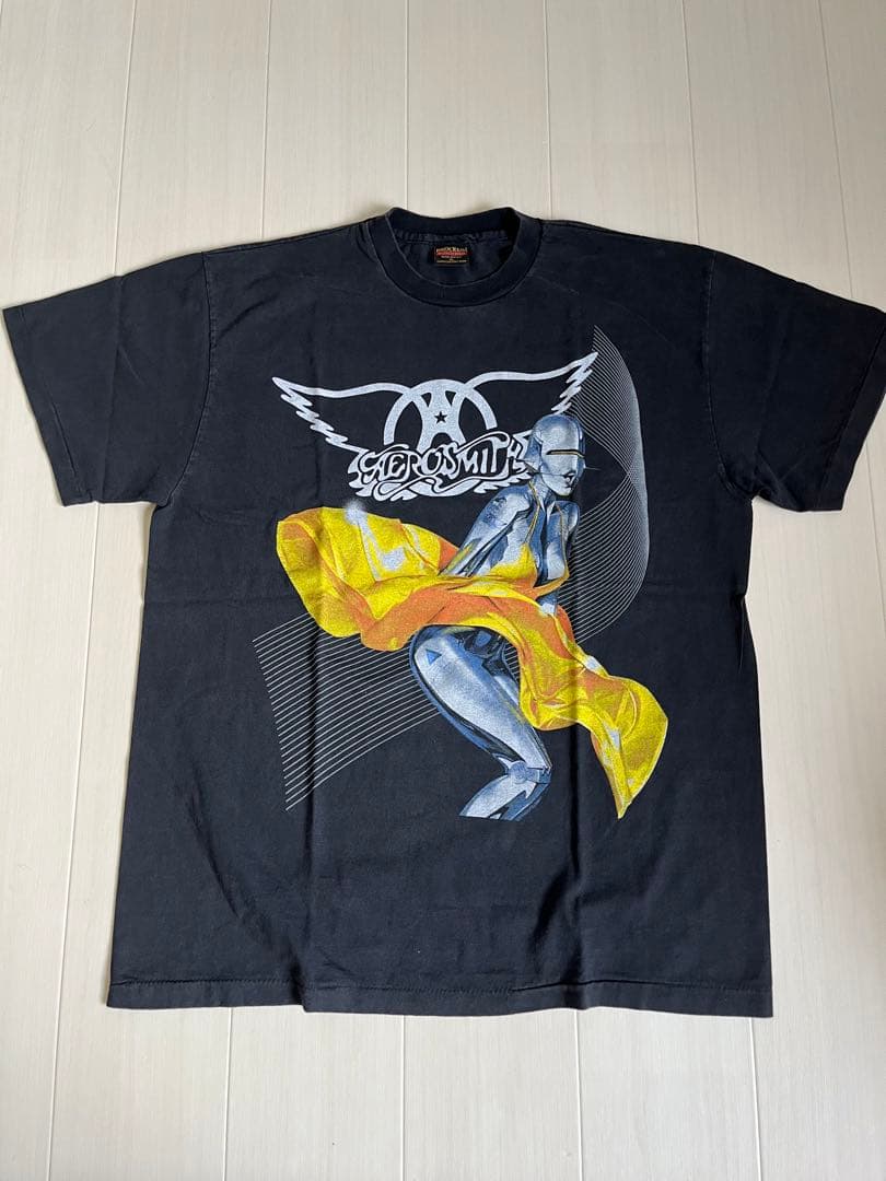 SALE】エアロスミス x 空山基 バンドTシャツ AEROSMITH XL - メルカリ