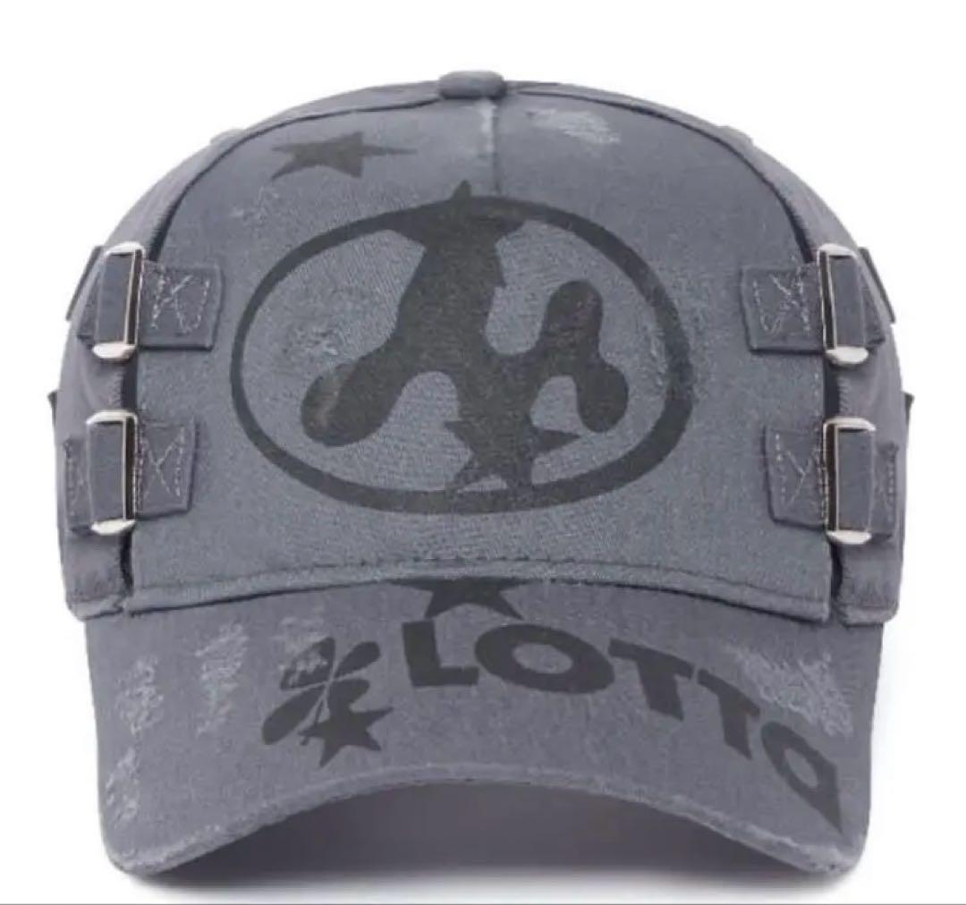 Mowalola lotta cap gray - メルカリ