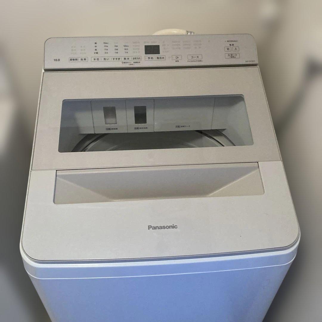 Panasonic縦型洗濯機 10.0kg NA-FA10K2-N 2024美品