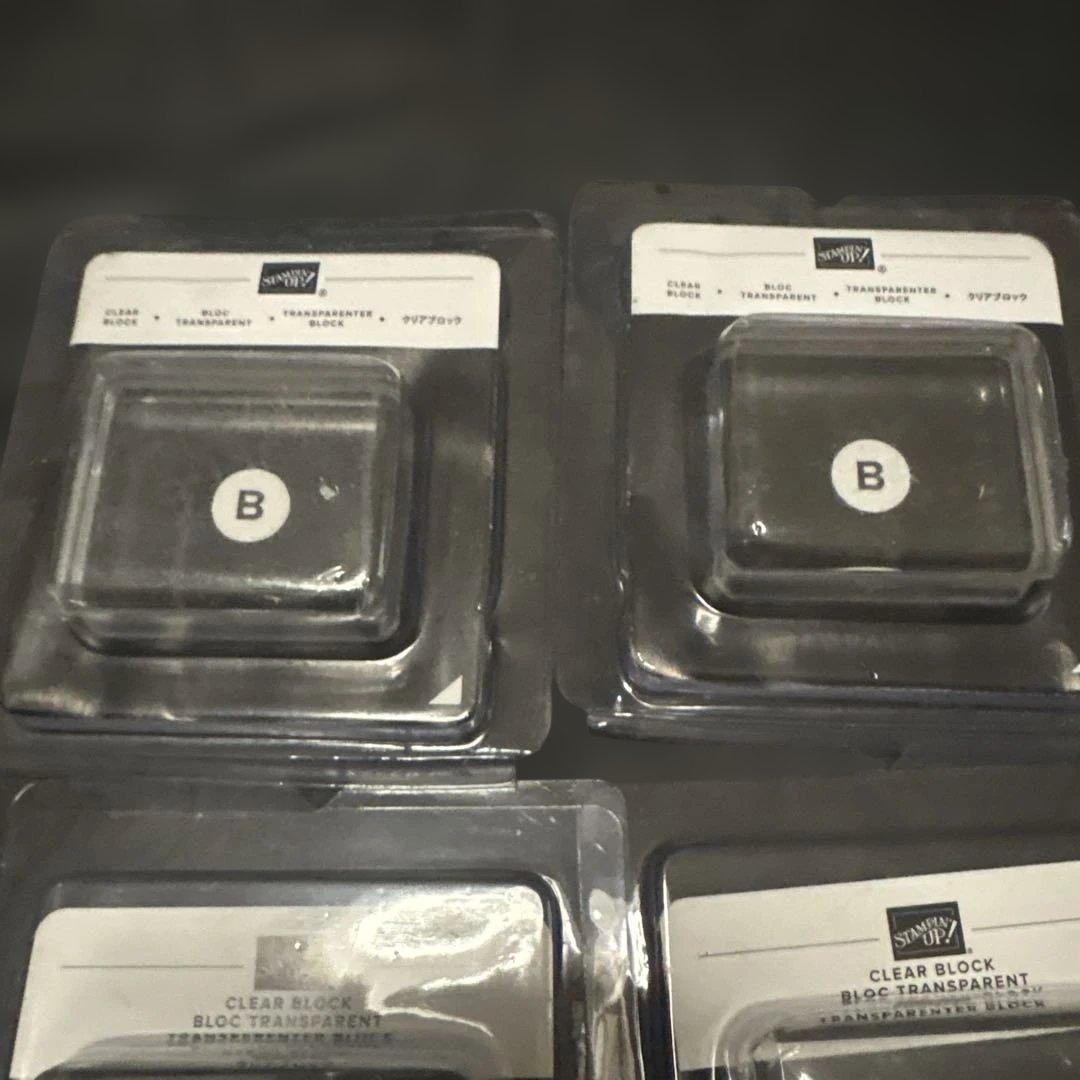 入手困難！ スタンピンアップ クリアブロック 5種×2=10個セット 未開封