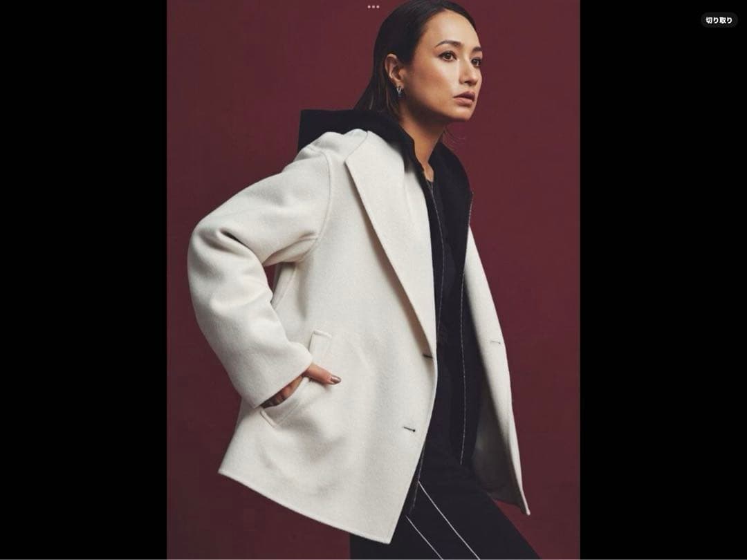 【新品.未使用】☆ICB カシミヤウールコート サイズ4(9号)55,000円 ウールカシミヤメルトン チェスターコート / ICB | ファッション通販