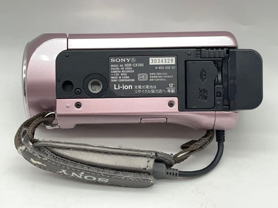 【動作確認ＯＫ】SONY ビデオカメラ HDR-CX390 -329-