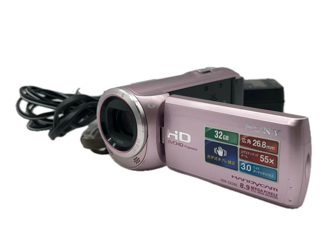 【動作確認ＯＫ】SONY ビデオカメラ HDR-CX390 -329-
