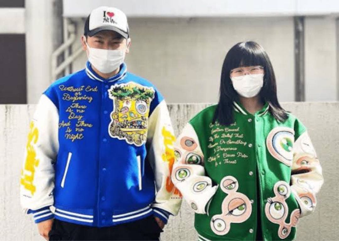 saint mxxxxxx × 村上隆 セントマイケルスタジャン M green - メルカリ