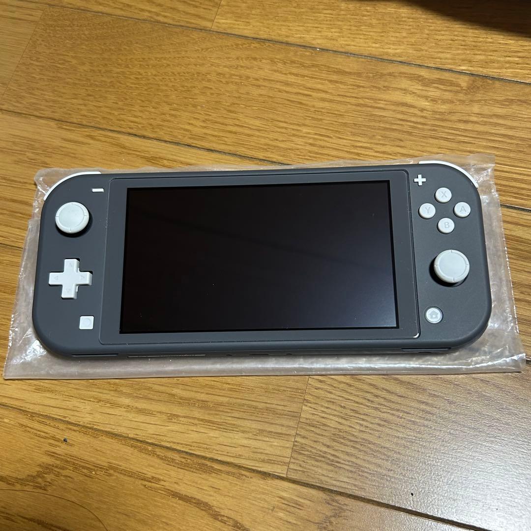 Nintendo Switch Lite グレー 本体 充電器付き - メルカリ