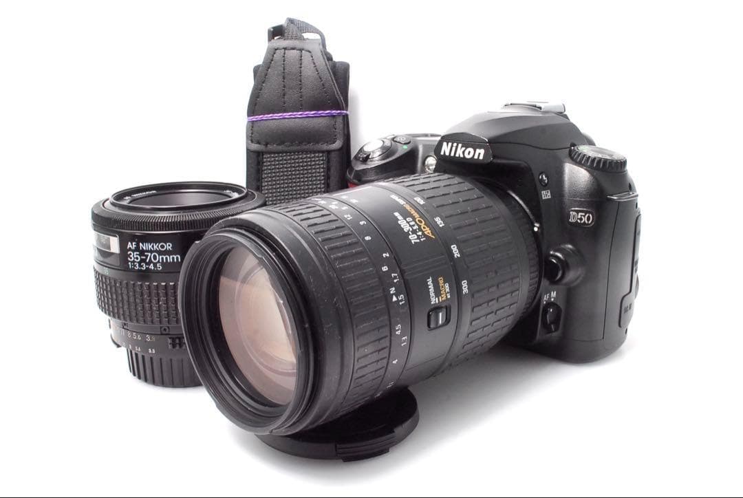 ✨Nikon D50✨デビューに最適✨ダブルレンズ✨ニコン✨デジタル一眼レフ