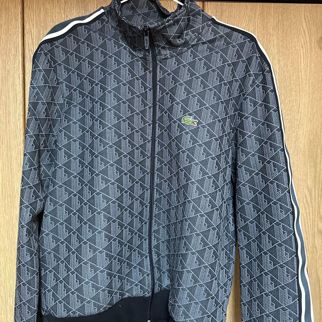 masato　LACOSTE ジャージ　黒 LACOSTE（ラコステ） ジャージ ダブルフェイスジャージトラック