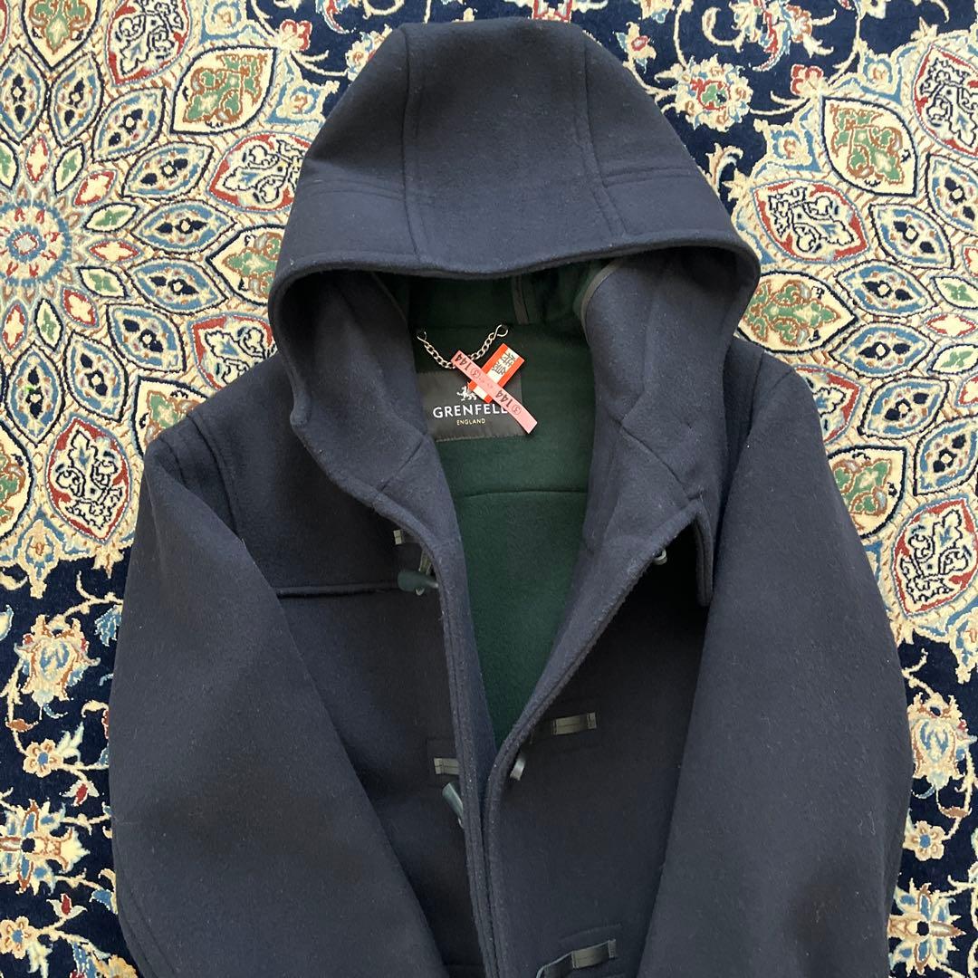 GRENFELL ネイビー ダッフルコート - メルカリ