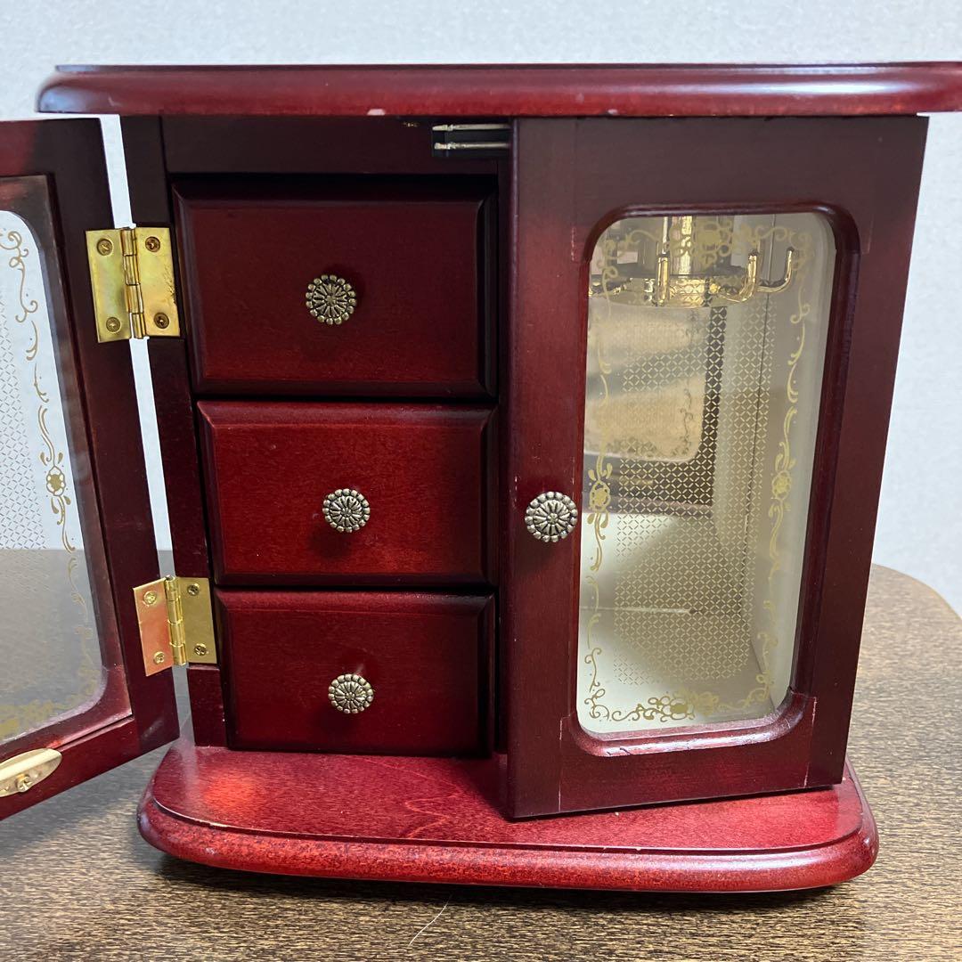 希少 昭和レトロ 木製オルゴール付きジュエリーボックス - メルカリ