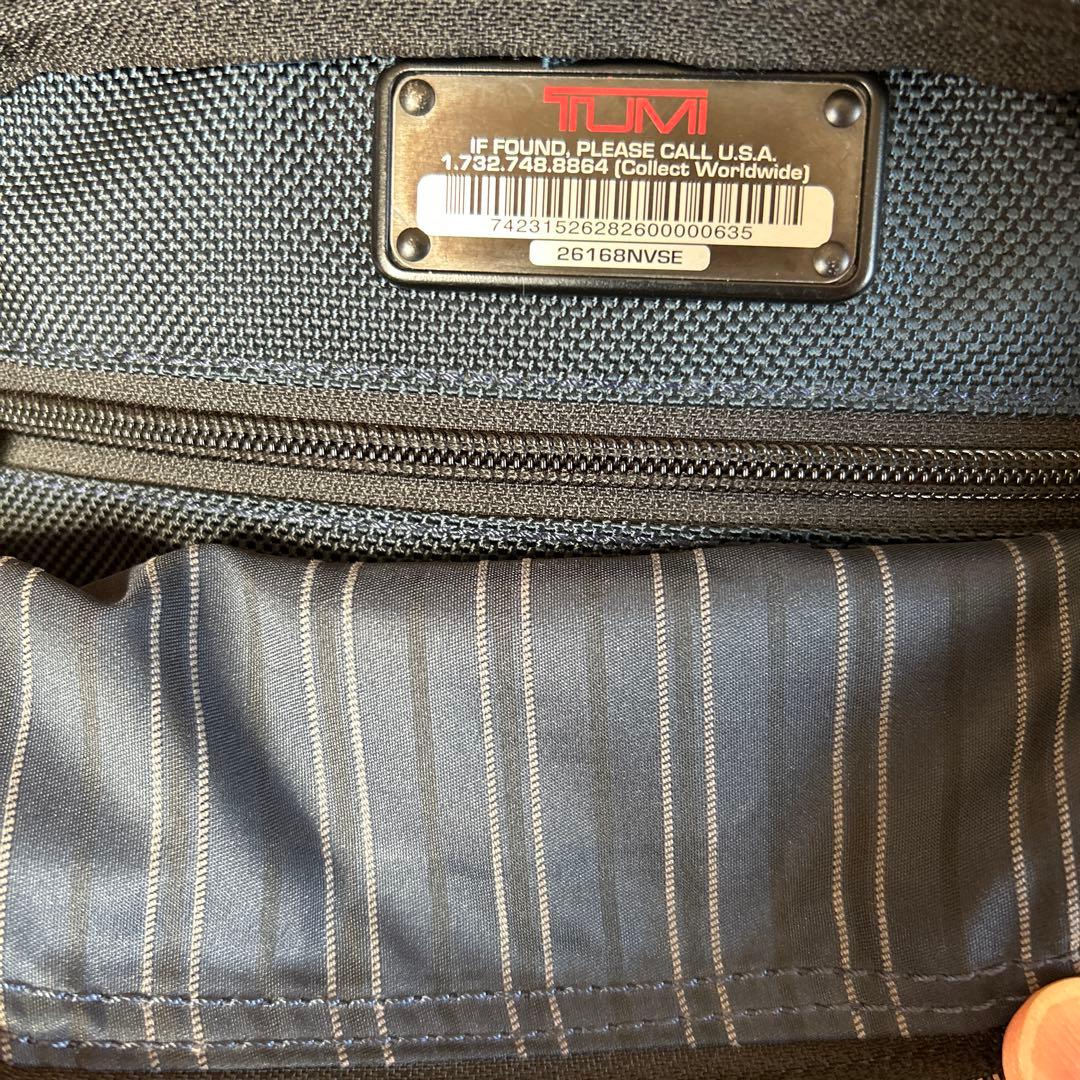 TUMI✖︎ships 限定コラボ トートバック エキスパンダブル ネイビー 美