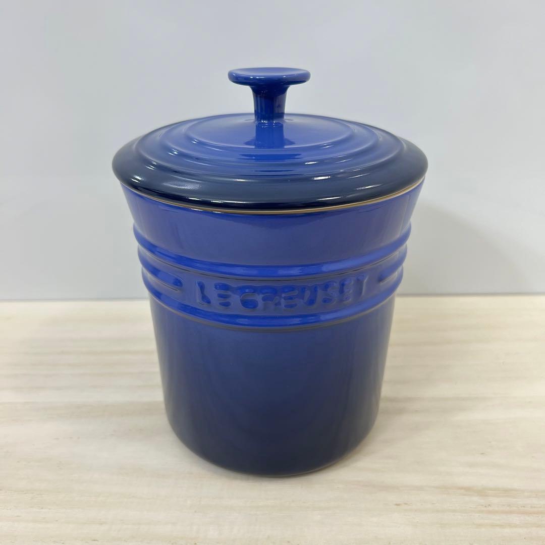 希少品 Le Creuset ルクルーゼ　キャニスター コバルトブルー 2.4L