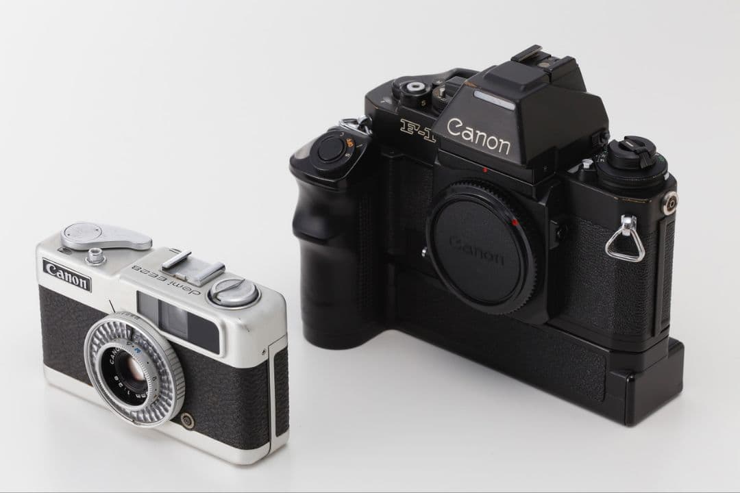 No.52_ Canon NEW F-1ボディ/Canon demi 2種セット ニューF-1 - キヤノンカメラミュージアム