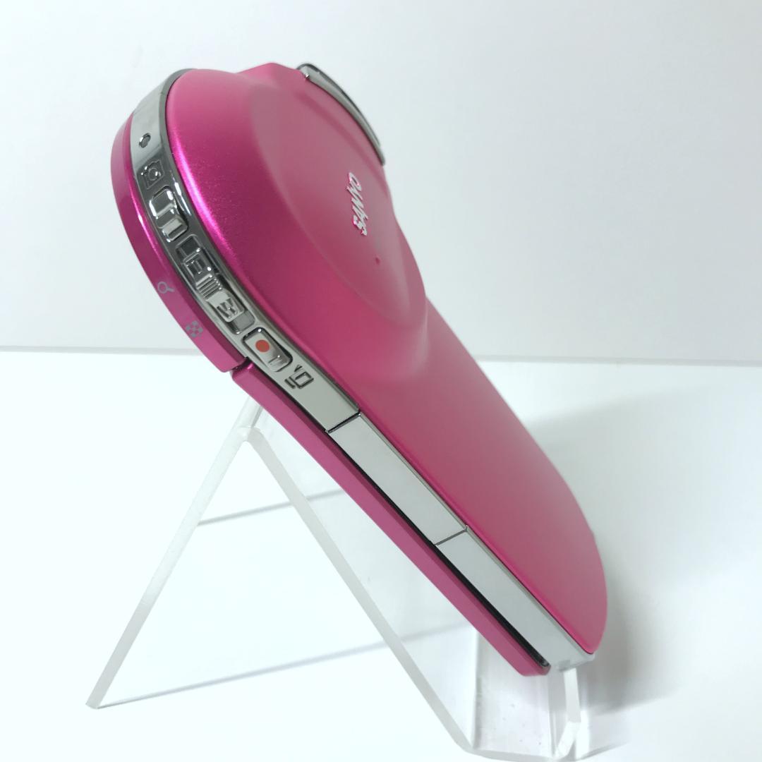 未使用】SANYO Xacti ザクティ DMX-CS1 ピンク ビデオカメラ