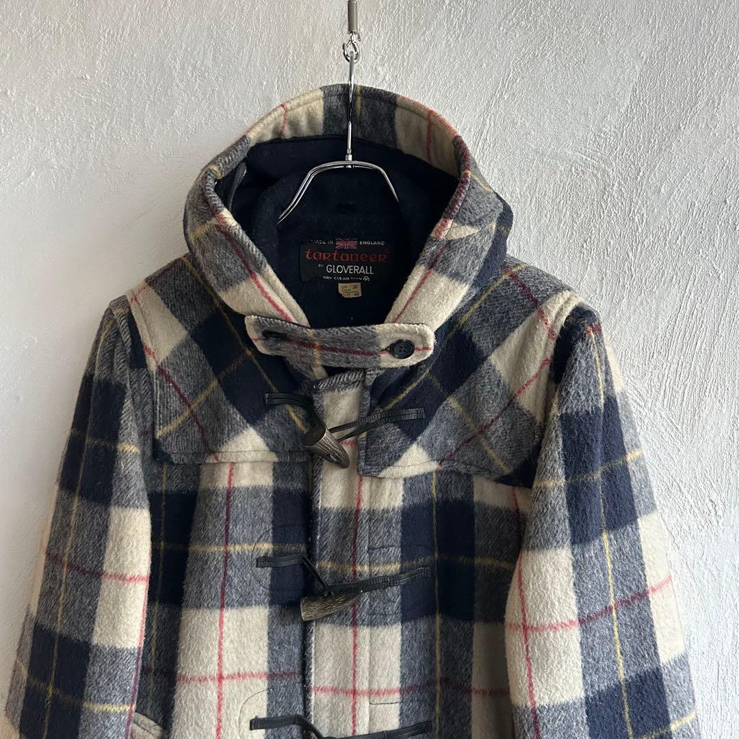 70S イングランド製 gloverall tartaneer ダッフルコート