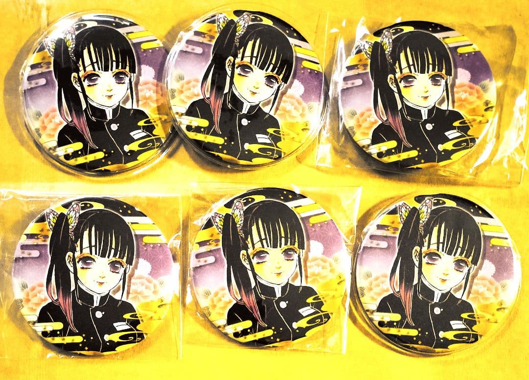 コレクション缶バッジ 5弾 ジャンプ 原作 栗花落カナヲ 鬼滅の刃