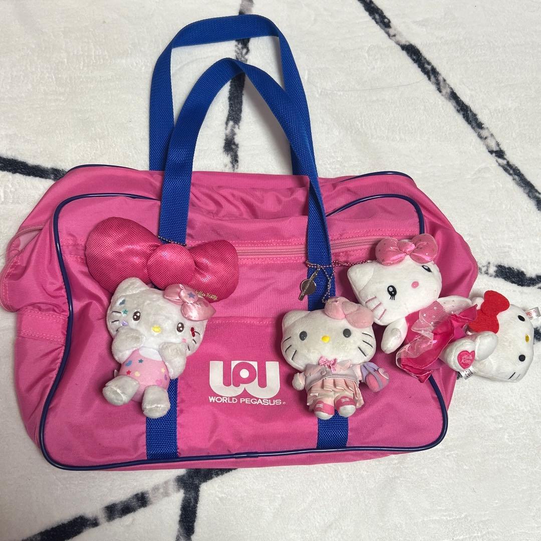 ワッぺ スクバ ピンク ワールドペガサス スクールバック 旧ワッペ お