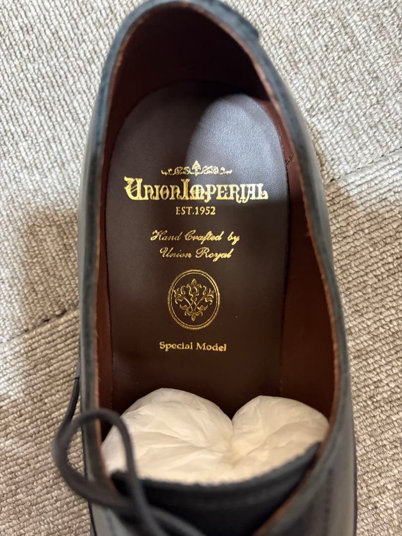 ユニオンインペリアル ストレートチップ ハンドソーン U1940