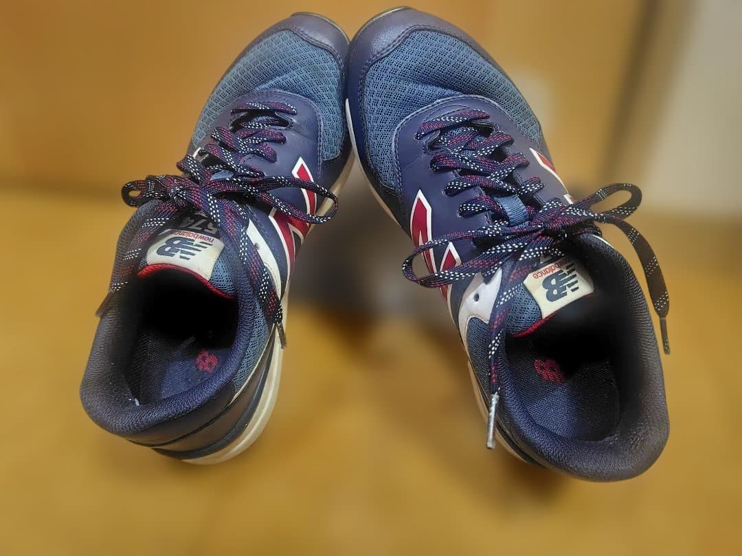 New Balance ゴルフシューズ 25.5㎝ ネイビー - メルカリ