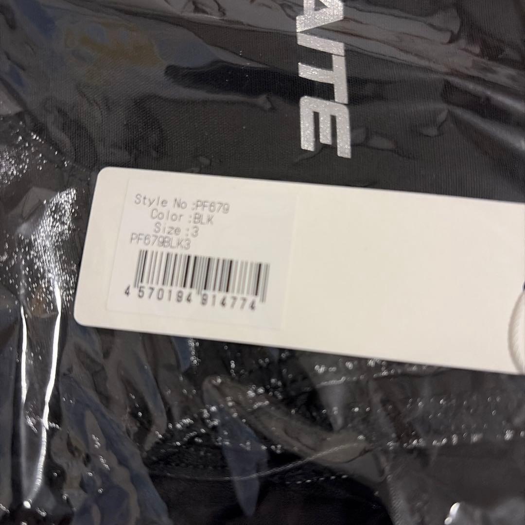 PHARFAITE PF679ブラックメッシュ　ハイレグ競泳水着　Lサイズ