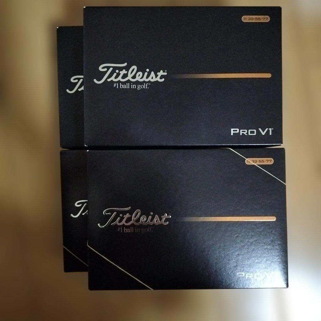 Titleist Pro V1 ゴルフボール 4ケースセット タイトリスト Titleist （オウンネームサービス）Pro V1 ボール （ハイ