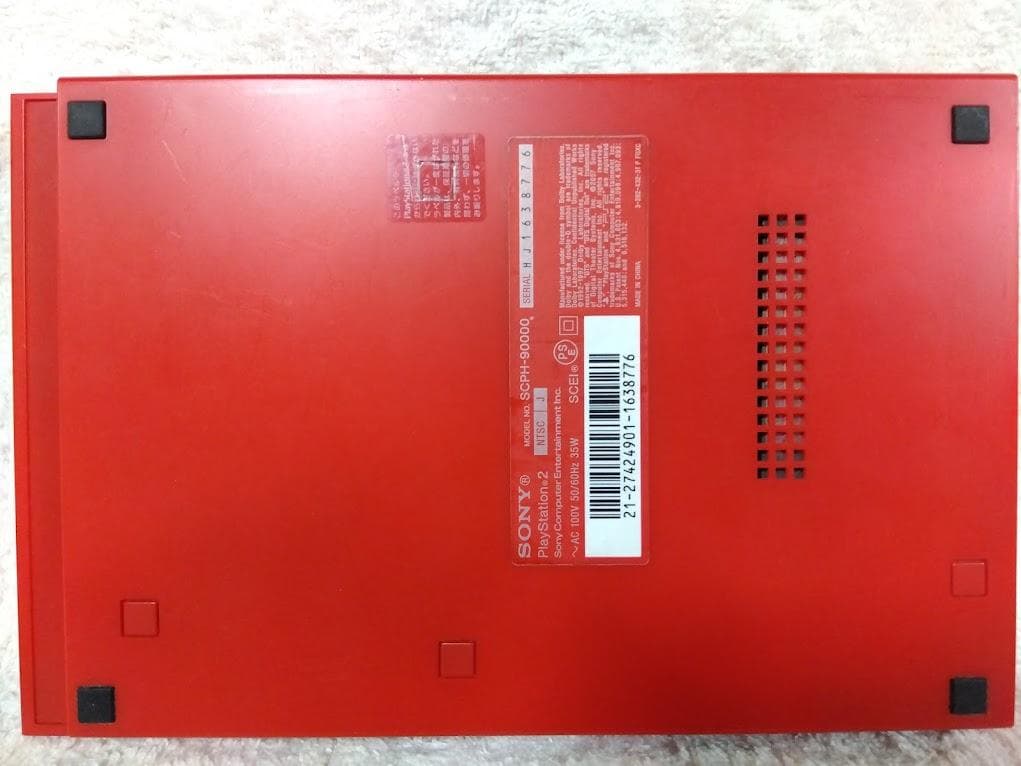 ✨完動品✨レンズ交換メンテ済✨SCPH90000CR PS2 本体 薄型 赤 - メルカリ
