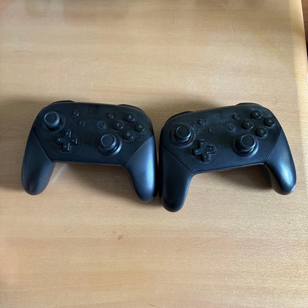 ジャンク品】ニンテンドースイッチ 純正プロコン 2個セット - メルカリ