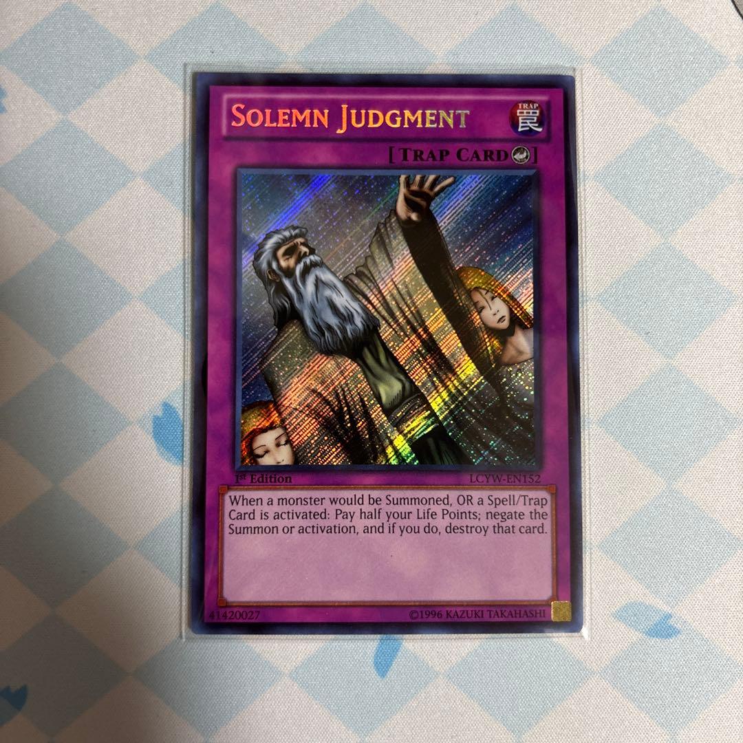 遊戯王 英語 神の宣告 シークレット 1st 3枚 - メルカリ