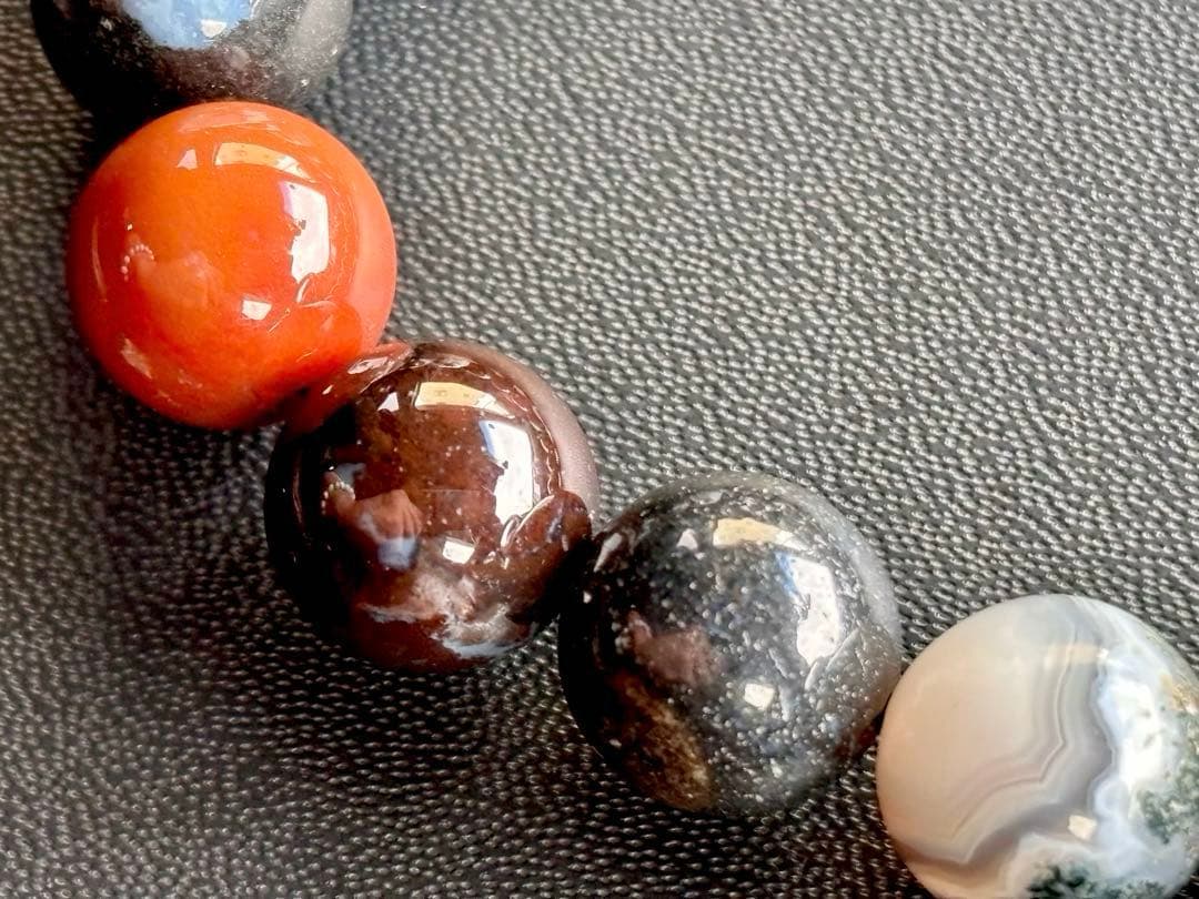 もも　神力纏いし究極の守護石　幻のパーティーカラースレイマンアゲート