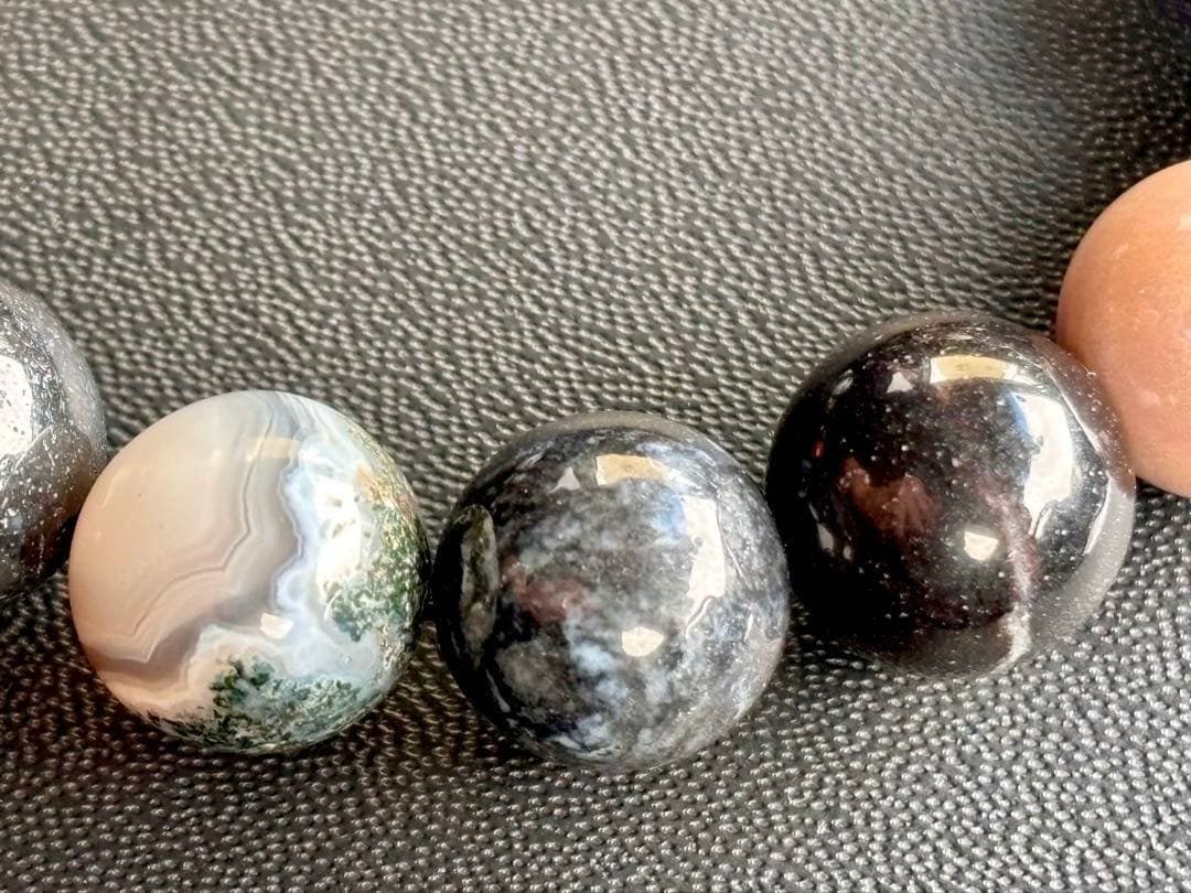 もも　神力纏いし究極の守護石　幻のパーティーカラースレイマンアゲート