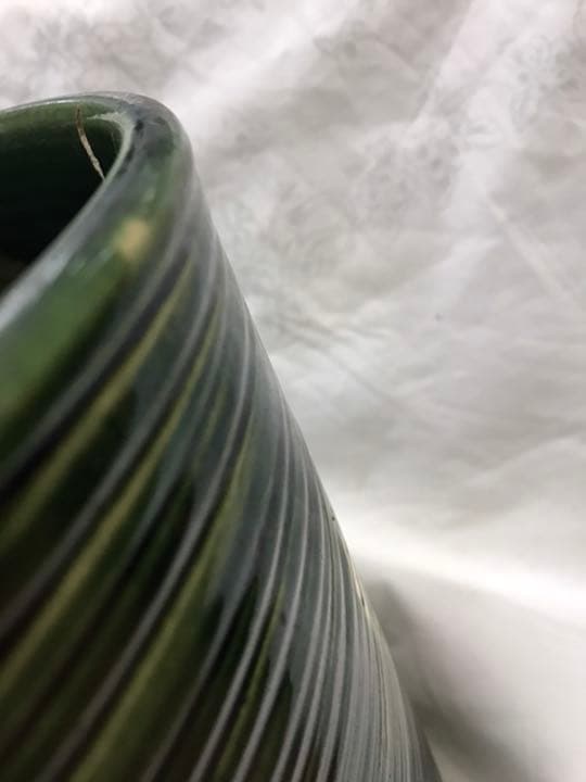 火鉢在銘 織部焼菊抜き火鉢時代アンティーク大正昭和レトロ古民具