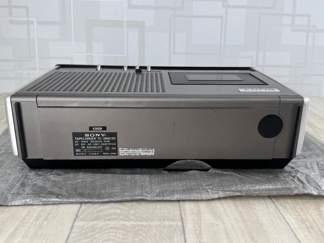 動作品】伝説名機SONY ソニー カセットデンスケ TC-2850SD - メルカリ